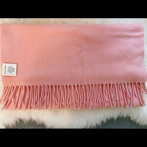 Acne Studios Narrow Wool Scarf Pink